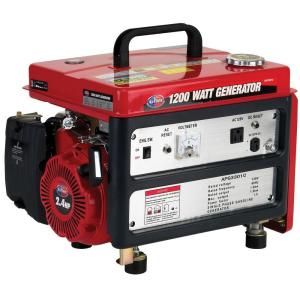 All Power 1,200 Watt 2.5 HP Gasoline Powered Portable Generator with CARB Approved APG3301C
