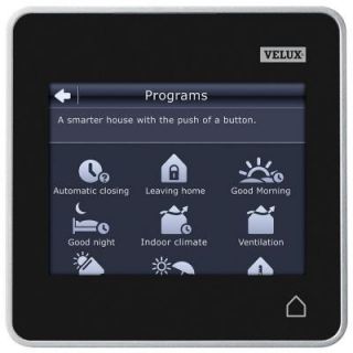 VELUX Integra Control Pad with Touch Screen for Solar Powered and Electric Skylights and Blinds KLR 200 US