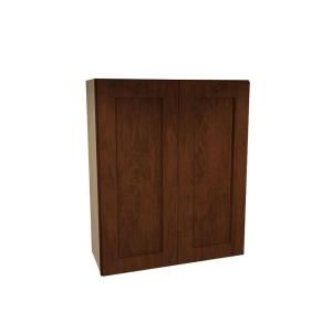 Home Decorators Collection Assembled 33x30x12 in. Wall Double Door Cabinet in Franklin Manganite Glaze W3330 FMG