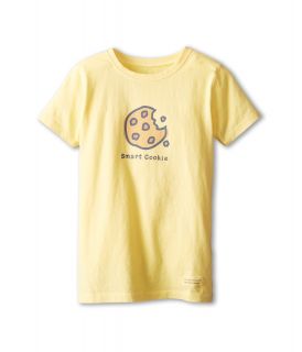 Life is good Kids Smart Cookie Crusher Tee Kids T Shirt (Yellow)