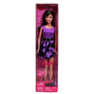 Mattel Year 2007 Barbie GLAM Series 12 Inch Doll   RAQUELLE with Purple Dress, Shoes and Hairbrush (M3501): Toys & Games