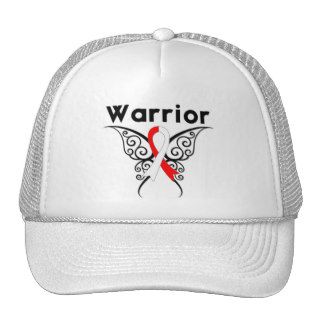 Oral Cancer Warrior Tribal Butterfly Hats
