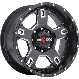 Worx Havoc 20 Black Wheel / Rim 8x170 with a 18mm Offset and a 125.2 Hub Bore. Partnumber 802 2987BM+18: Automotive