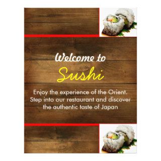 RESTAURANT ADVERTISEMENT CUSTOM MENU FLYER LEAFLET