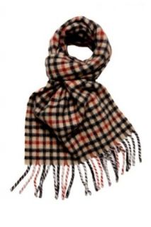 DAKS LONDON Scarf SMALL HOUSE CHECK, Color: Light Brown, Size: One Size at  Mens Clothing store