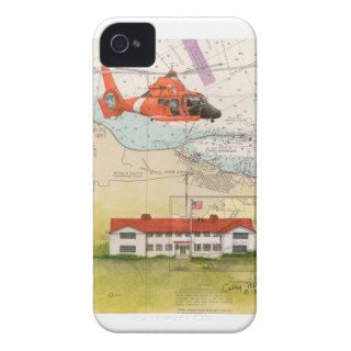 USCG Station Port Angeles WA Nautical Chart iPhone 4 Case Mate Cases