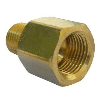 LASCO 17 6785 3/8 Inch Female Flare by 1/4 Inch Male Pipe Thread Brass Adapter   Pipe Fittings  