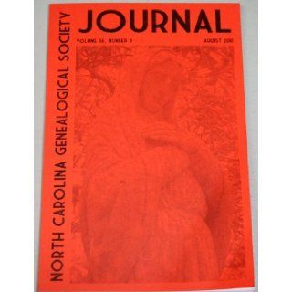 North Carolina Genealogical Society Journal Volume 36, Number 3, August 2010: Jeffery L Haines: Books