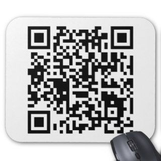 qr code "Point that phone somewhere else please" Mousepad