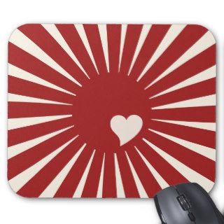 Japanese Love Heart Mouse Pad