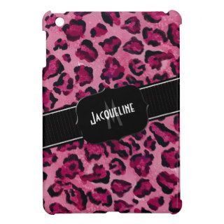 IPhone 5  Jaguar Leopard Print Animal Skin w Name Case For The iPad Mini