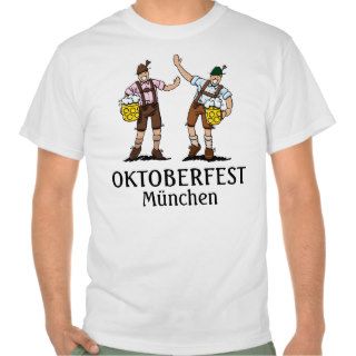 T Shirt Oktoberfest Beer Lederhosen Men Cheers