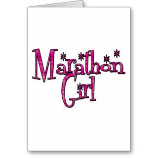 Marathon Girl Card