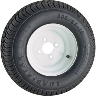 4 Hole High Speed Standard Rim Design Trailer Tire Assembly   20.5 x 8.3 x 10