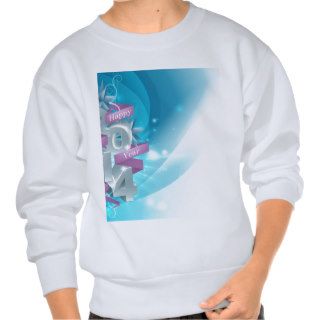 Happy New Year 2014 Background Sweatshirt