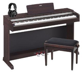 Yamaha YDP 142 R Arius Digitalpiano Rosenholz SET inkl. Bank + Kopfhörer: Musikinstrumente