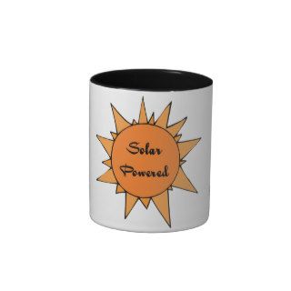 Sun Solar Powered Coffee Mug