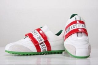 Bikkembergs Sneakers Italia grün/weiß/rot Gr. 38: Schuhe & Handtaschen
