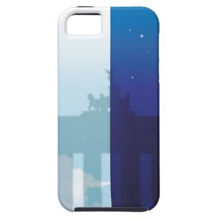 Berlin at day and night   Brandenburger gate iPhone 5 Cover