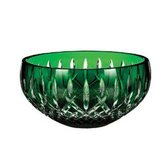 Waterford Crystal Araglin Prestige Bowl Emerald Green 9": Kitchen & Dining