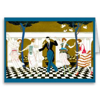 Art Deco Dance Card