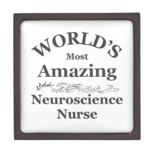 World's most amazing Neuroscience Nurse Premium Jewelry Boxes