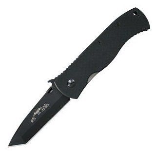 Emerson Super CQC 7B Wave, Black Tanto Blade, Plain : Camping And Hiking Equipment : Sports & Outdoors