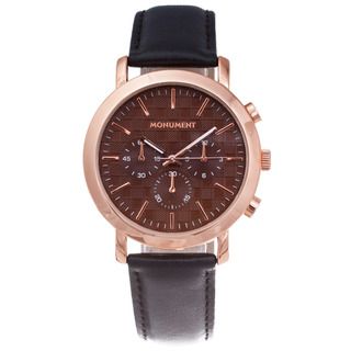 Monument Men's Textured Dial Rose goldtone Watch Monument Men's More Brands Watches