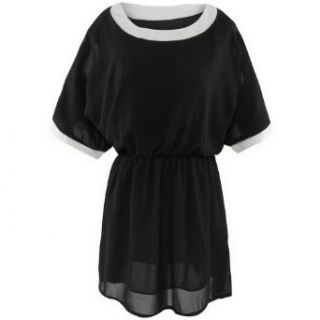 Gamiss Women's Sweet Casual Slimming Dress, Black, Regular Sizing 18 at  Womens Clothing store