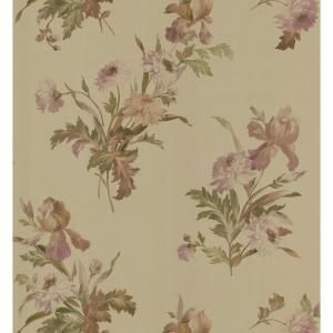 Brewster 56 sq. ft. Iris Floral Wallpaper 402 46824