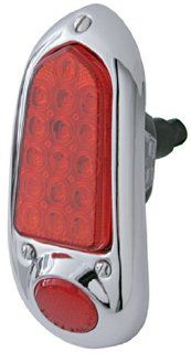 1949   1950 Chevy LED Tail Light Assembly, Stainless, Left: Automotive