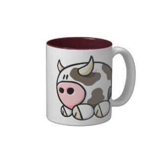 Cartoon Cow Coffee Mugs