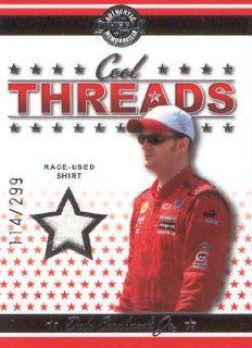 2007 Wheels American Thunder Racing Cool Threads #CT6 Dale Earnhardt Jr. #'d,114/299 Race Used Shirt NASCAR Memorabilia Trading Card Sports Collectibles