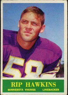 Rip Hawkins Minnesota Vikings 1964 NFL Football Trading Card (Philadelphia Chewing Gum) (#103): Minnesota Vikings: Books