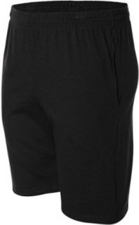 Anvil Heavyweight Gym Shorts. 122   Black 122 L : Athletic Shorts : Clothing