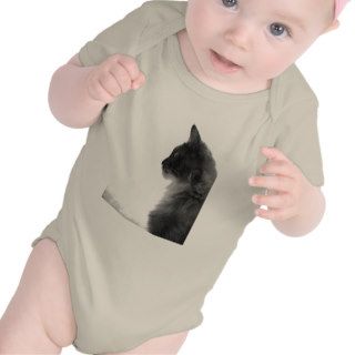Black and White Maine Coon Cat T shirt