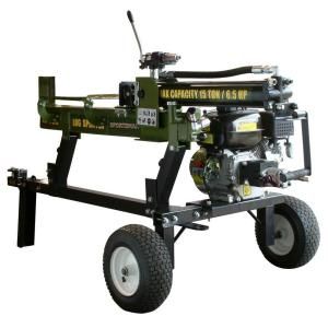 Sportsman 196 cc 15 Ton 6.5 HP Gas Powered Log Splitter with Dual Hitch System LST12