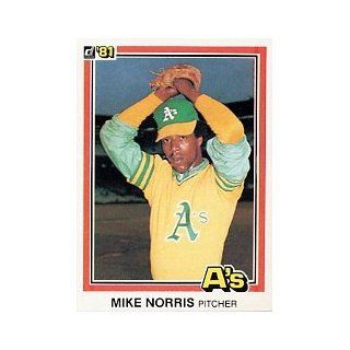 1981 Donruss #118 Mike Norris: Sports Collectibles