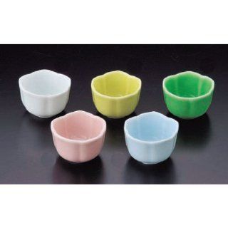 bowl kbu133 26  30 112 [each x 2.01 x 1.3 inch] Japanese tabletop kitchen dish Color dainty lily of the valley mouth Chiyo set each [5.1x3.3cm] inn restaurant Japanese restaurant business kbu133 26  30 112 Bowls Kitchen & Dining