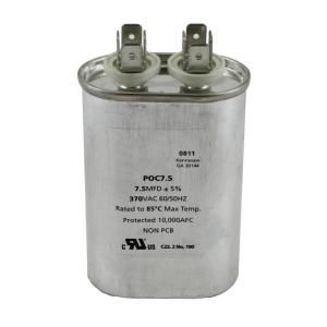 Packard 370 Volts Motor Run Capacitor Oval 7.5MFD DISCONTINUED POC7.5