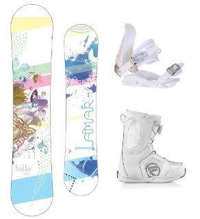 Lamar Belle Complete Women's Snowboard Package with Rossignol Bindings and Flow Vega BOA Boots BOARD SIZE 141 (Boot Size 7) : Freeride Snowboards : Sports & Outdoors