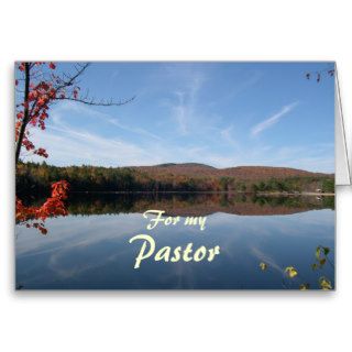 Cloudburst Pastor Appreciation Greeting Card