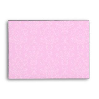 Blush Pink A6 Damask Envelopes
