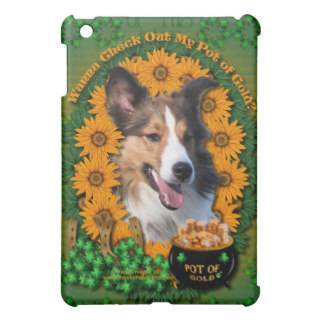 St Patricks   Pot of Gold   Sheltie iPad Mini Covers