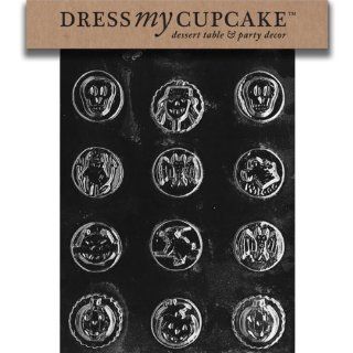 Dress My Cupcake DMCH008SET Chocolate Candy Mold, Assorted Mints, Set of 6: Candy Making Molds: Kitchen & Dining