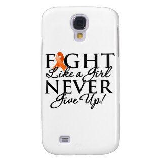 Leukemia Fight Like a Girl Never Give Up Galaxy S4 Covers