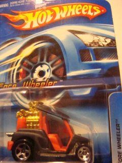 Hot Wheels Fore Wheeler 5 Spoke Black'n Red Gold Block Chrome pipes #158 2006 1/64: Toys & Games
