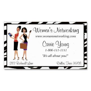 Womens Business and Networking Business Card