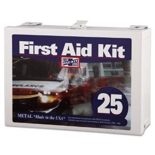 Pac Kit 6086 159 Piece #25 ANSI Steel Case Contractor's First Aid Kit: Industrial & Scientific