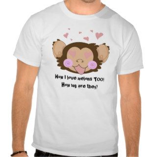 Confused Monkey   Melons T shirts